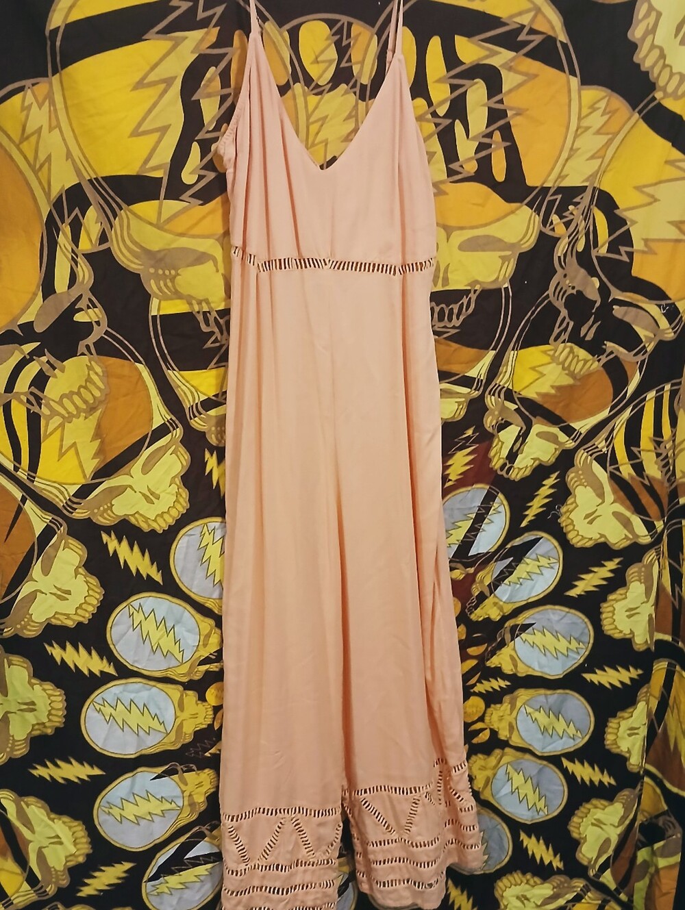 O'Neill Peach Sleeveless Wide-Leg Jumpsuit - Picture 2 of 6